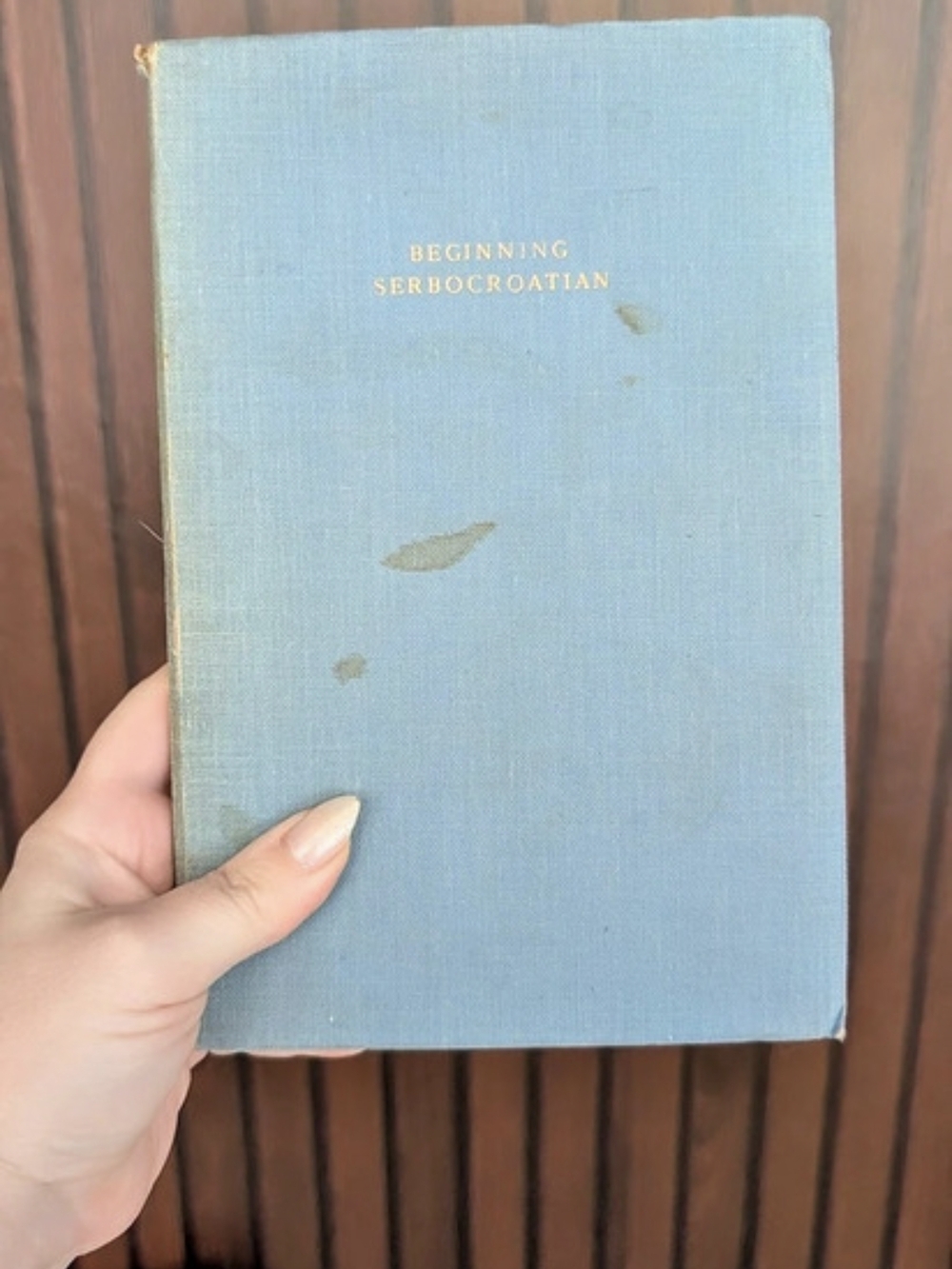 Beginning Serbocroatian Albert Bates Lord 1961 Second Printing